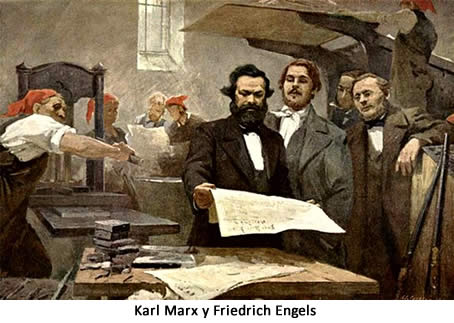 Karl Marx y Friedrich Engels